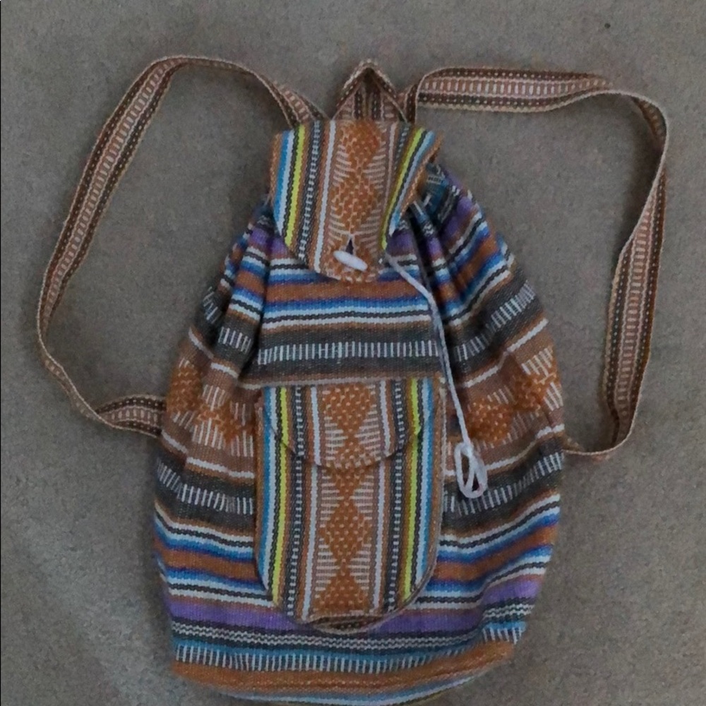 Cute striped cloth bag